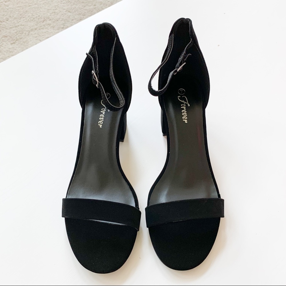 Forever Black NUB Heels Nataly-06 - Picture 4 of 9